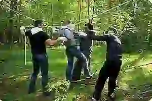 веревочный тимбилдинг